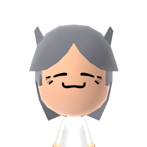 Mojo Mii character: A male cat owned by animator Ross O'Donovan and cosplayer Holly Conrad. He is featured in "Meow Train".