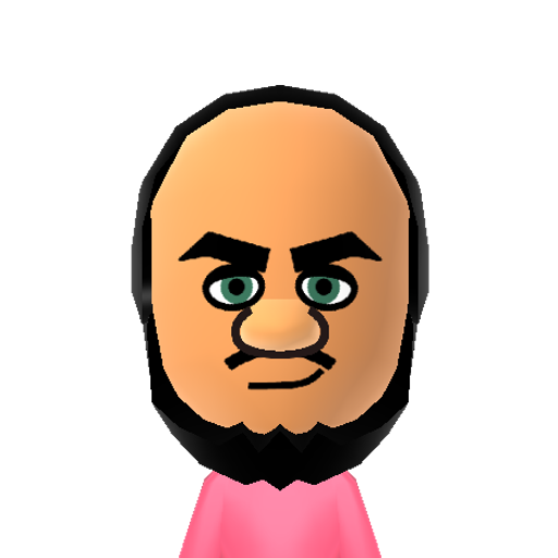 Cale Mii character: Custom CPU Miis made by DezzyTheMaker, also used Mii Olympics in Wii Sports, Mii Olympics in Wii Sports Resort, and Mii Olympics in Wii Party, a Mod for Wii Sports, Wii Sports Resort, and Wii Party respectivel.