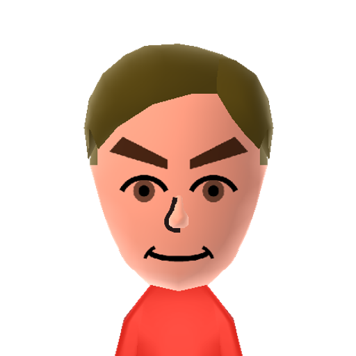 Mr. Rogers Mii character: A young Fred Rogers, host of the long-running PBS children's show "Mister Rogers' Neighborhood".