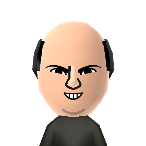 Heyman Mii character: WWE manager/advocate and former kingpin of ECW