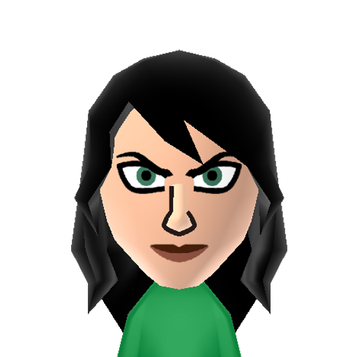 Shego Mii character: Villain from the Disney Channel show "Kim Possible".