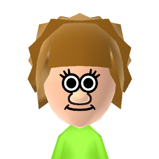 Marge Mii character: The mother on the animated series "The Simpsons". Voiced by Julie Kavner.