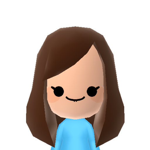 Water Mii character: This is a Mii uploaded for the 3DS version and distributed by Mii Central for both the 3DS and Switch versions of Miitopia.