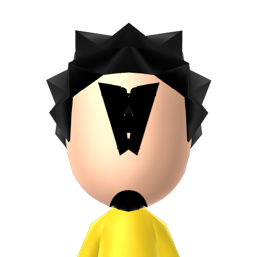 ? Mii character: A Mii uploaded to Check Mii Out Channel (WiiLInk)