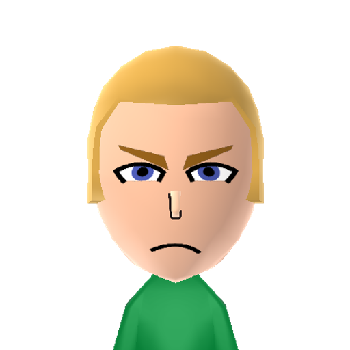 Germany Mii character: AKA Ludwig from the "Hetalia" manga and anime. The country of Germany personified.