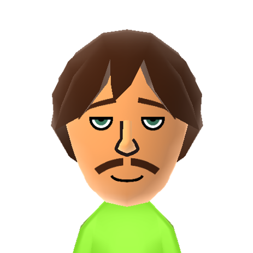 Uncle Rico Mii character: Napoleon Dynamite's uncle who lives in a campervan and sells things door-to-door. Played by Jon Gries.