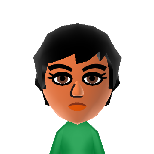 Genoveva Mii character: from Switch CPU Mii QR Codes! [@MythicalWolfYT]