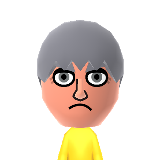 NINTENDO Mii character: A Mii found in unused WaraWara files