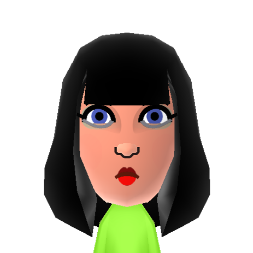 Zooey Mii character preview
