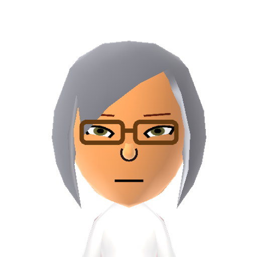 Milagritos Mii character: (Source: https://all-of-my-custom-miis.fandom.com/wiki/Milagritos)