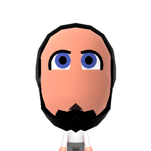 Pinky Mii character: Look at just the face of this mii and you will see one of the ghost enemies of Pac Man from the video game.