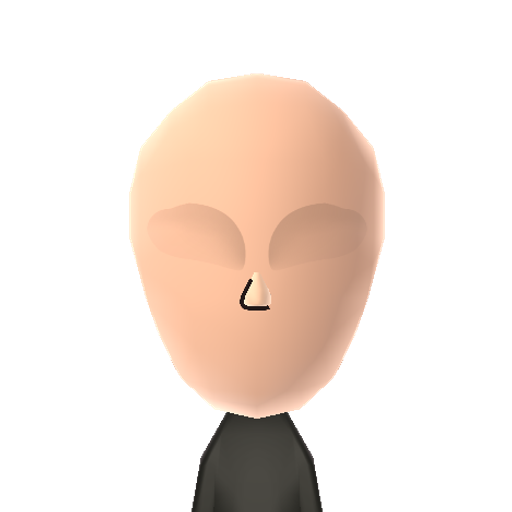 Slenderman Mii character: These are extracted and derived from the Mii Central Miis from the 3DS Miitopia.
