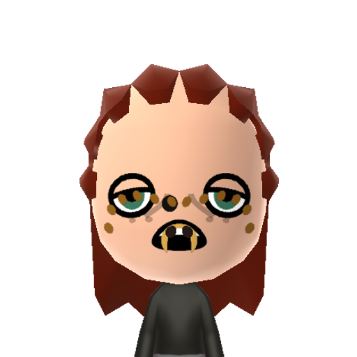 Ghoul Mii character preview