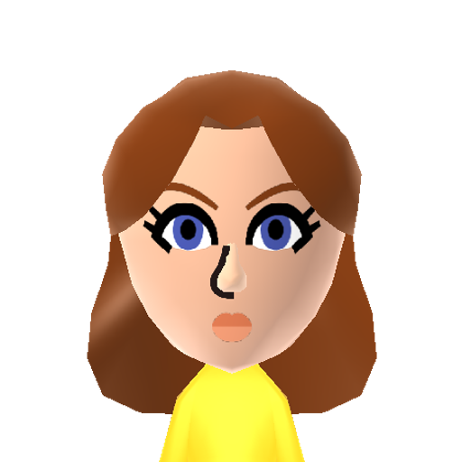 Daisy Mii character: From Mario Bros. games.