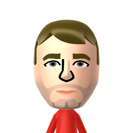 JeffGordon Mii character: NASCAR Pro driver