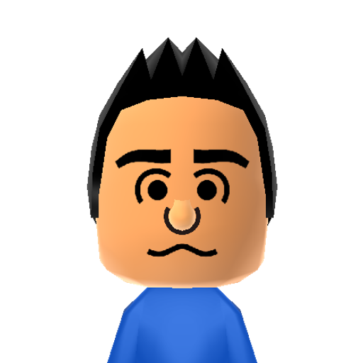 Dcat Mii character: A Mii used for Nintendo Network ID finalflush by Dcat.