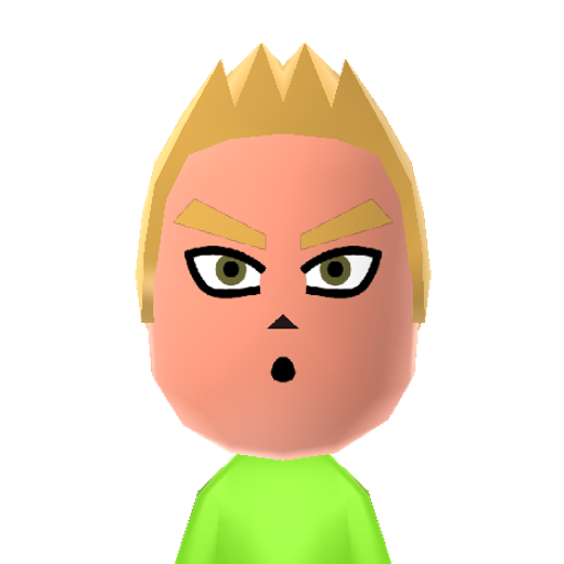 NINTENDO Mii character: A Mii found in unused WaraWara files