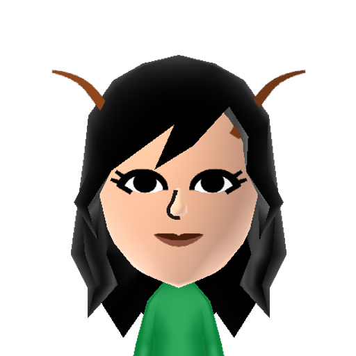 Porrim Mii character: From the webcomic "Homestuck".