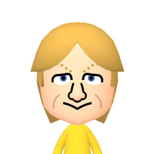 □▲△▼▽◆◇○◎● Mii character: This Mii is from the Switch SDK as a SampleDB Mii.