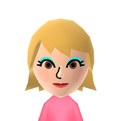Roxy Mii character: One of the kids from the webcomic "Homestuck", who goes by the chumhandle tipsyGnostalgic. She is the Rogue of Void.