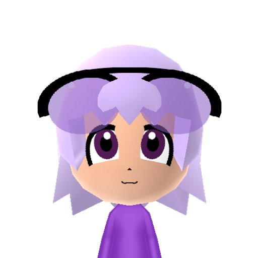 Lilac Mii character preview