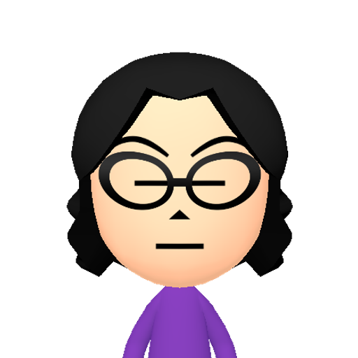 no name Mii character: This Mii is from the Switch SDK as a SampleDB Mii.