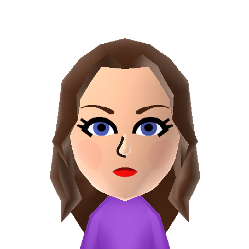 Aurora Mii character preview