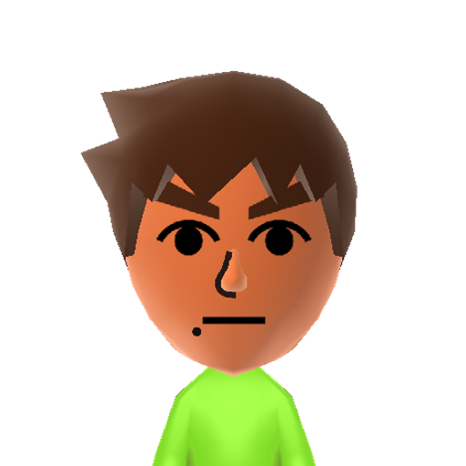 てんふう Mii character: A Mii used for Nintendo Network ID carnotaurus-k726 by てんふう.