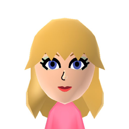 Peach Mii character preview