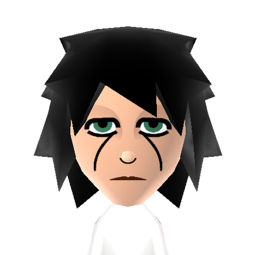 Ulquiorra Mii character preview