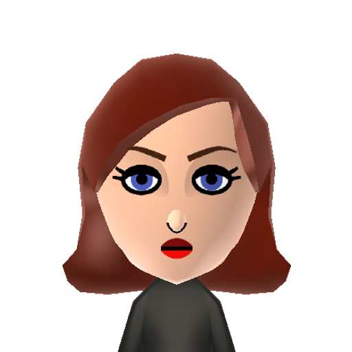 DanaScully Mii character: FBI agent from "The X-Files" played by Gillian Anderson.