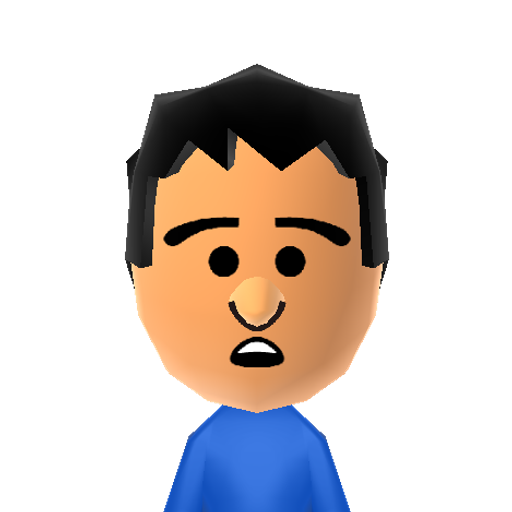 Dax Mii character: Custom Mii character for Wii Sports Archipelago, a mod for Wii Sports Resort