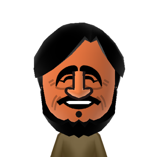 Ahmadinjad Mii character: Controversial President of Iran.