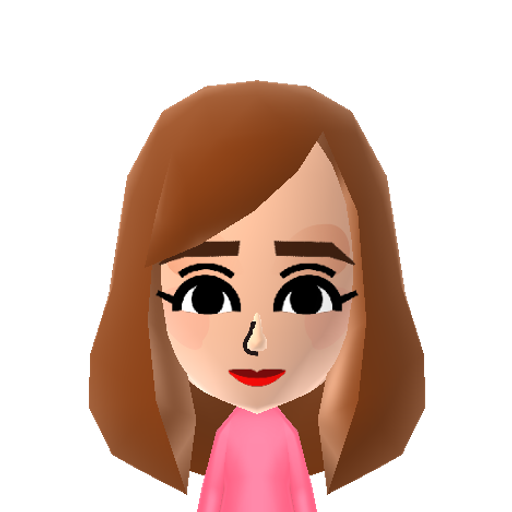 Sandra Mii character: These are extracted and derived from the Mii Central Miis from the 3DS Miitopia.