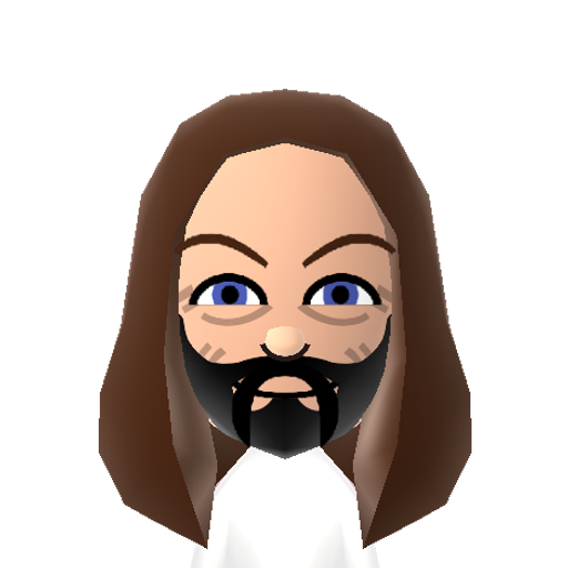 Gandalf Mii character: These are extracted and derived from the Mii Central Miis from the 3DS Miitopia.