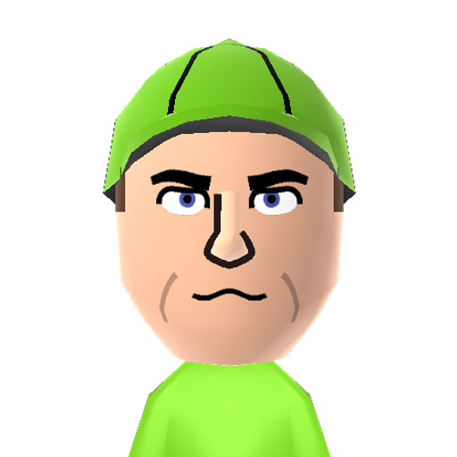 John Cena Mii character: WWE Superstar and multiple time WWE Champion.