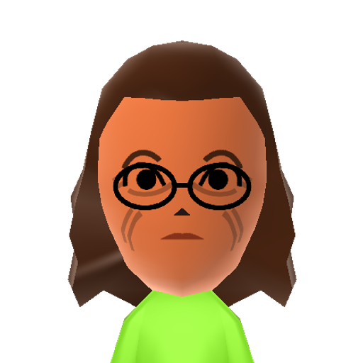 Yoshi Mii character preview
