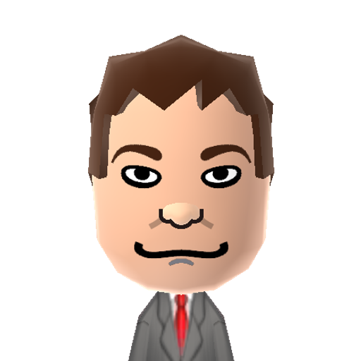 J. Fallon Mii character: Host of The Tonight Show on NBC starting in 2014. Former host of Late Night and Saturday Night Live alumnus.