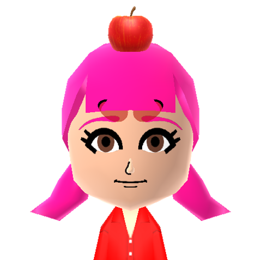 Oishi Mii character: a Mii from Tomodachi Life Mii QR Codes: Version 2
