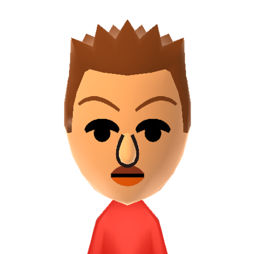 Mii16 Mii character: A Mii found in unused WaraWara files