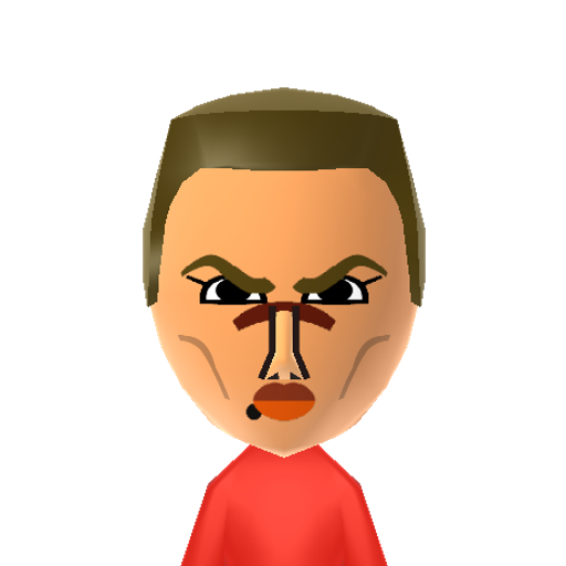 Wamuu Mii character: This is a Mii uploaded for the 3DS version and distributed by Mii Central for both the 3DS and Switch versions of Miitopia.