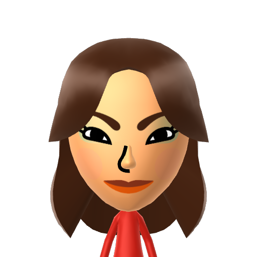 Scarlet Mii character: A Mii from Hasbro Family Game Night 3