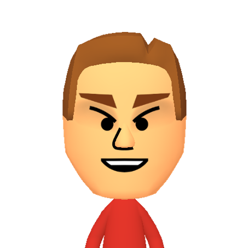 习叉马乡丰王井开夫天 Mii character: This Mii is from the Switch SDK as a SampleDB Mii.