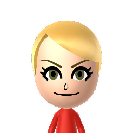 Sample 14 Mii character: A Mii used for promoting Mii Fighter Costumes