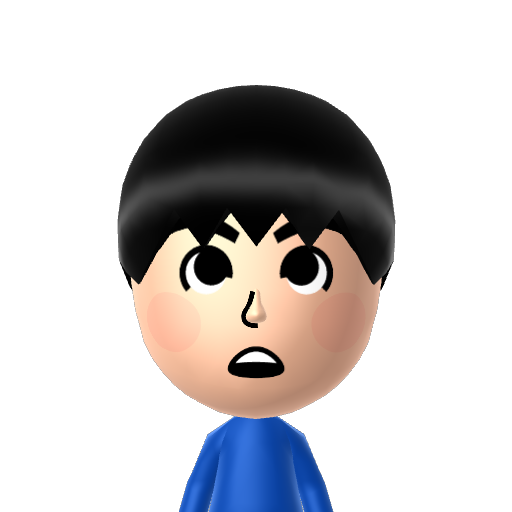 ? Mii character: A Mii uploaded to Check Mii Out Channel (WiiLInk)