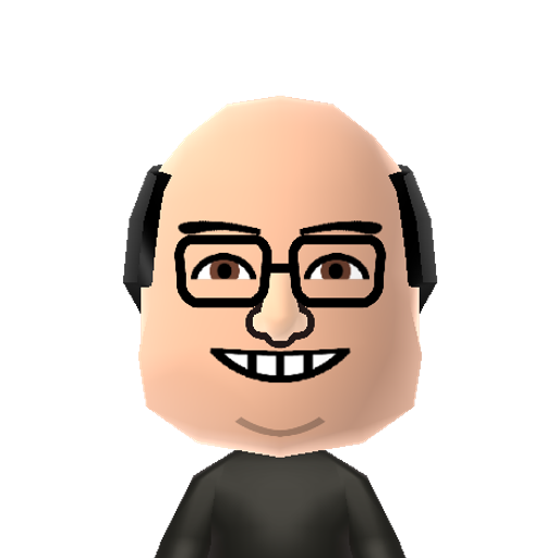 Devito Mii character: Actor who plays Frank Reynolds in "It's Always Sunny in Philadelphia". Also known for his TV role on "Taxi" and countless movie roles.