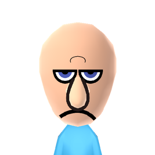 Squidward Mii character: SpongeBob's grumpy neighbor from "SpongeBob SquarePants"