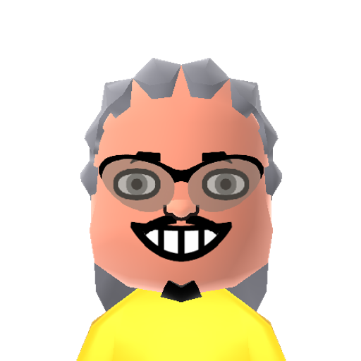 BigFat Mii character: A Mii found in unused WaraWara files