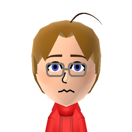 Canada Mii character: (Source: https://www.reddit.com/r/hetalia/comments/1knd0g7/)