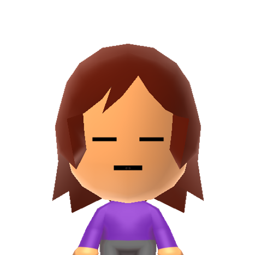 Frisk Mii character preview